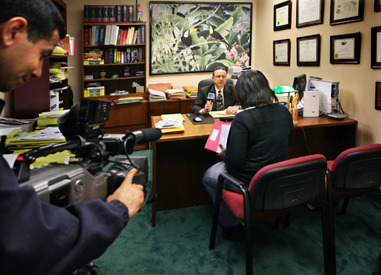 Craig D. Robins Interviewed on Television